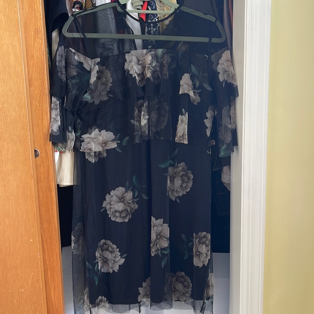 MANGO Net Dress